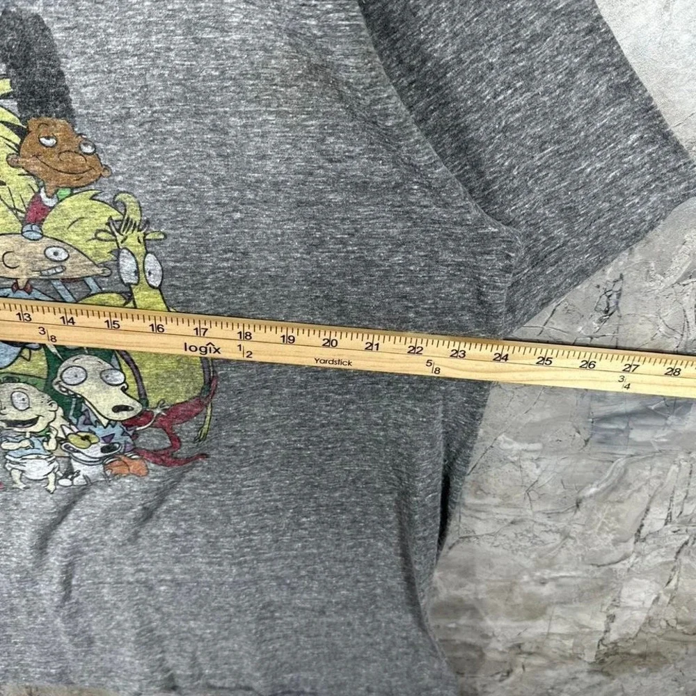 Rugrats XL Gray T-shirt TV Show Cartoon Movie 90's Chuckie Angelica Tommy Susie - Picture 6 of 7